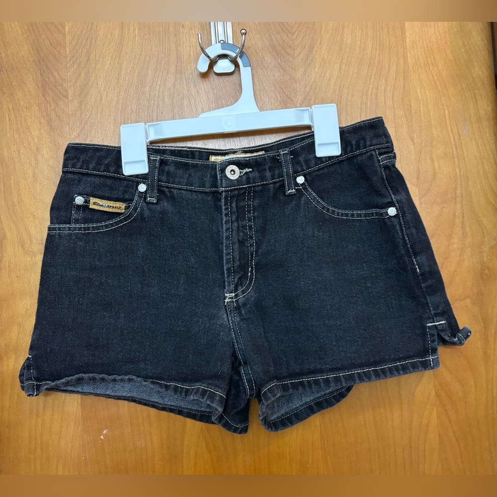 Blue Asphalt Denim Shorts
